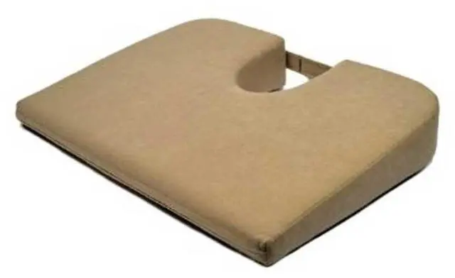 Main image of Home Office Orthopedic Large Computer Ergonomic Seat Cushion Original - Tan Velour Fabric