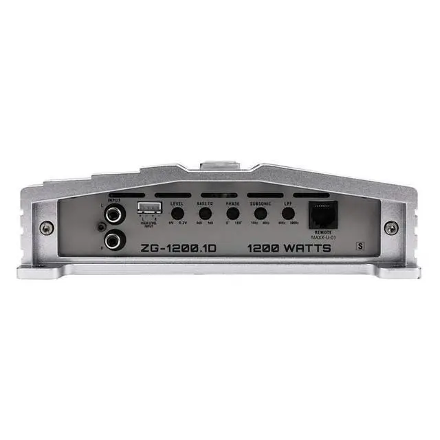 Alt view image 3 of 3 - ZG-1200.1D ZEUS Gamma ZG Series Amp (Monoblock, 1,200 Watts Max, Class D)