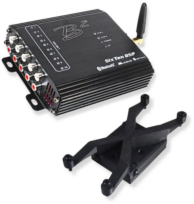 Main image of SixTen Black 10Ch Bluetooth DSP 4V 96kHz w Floating Mount Bracket