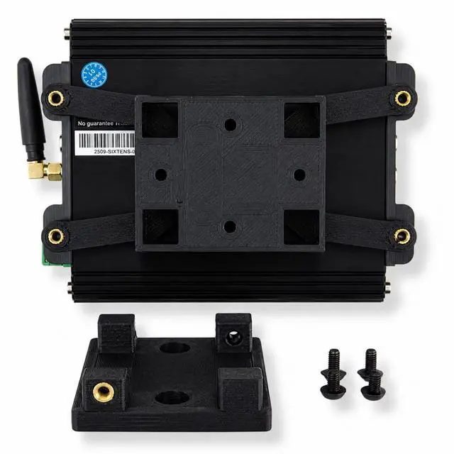 Alt view image 4 of 6 - SixTen Black 10Ch Bluetooth DSP 4V 96kHz w Floating Mount Bracket