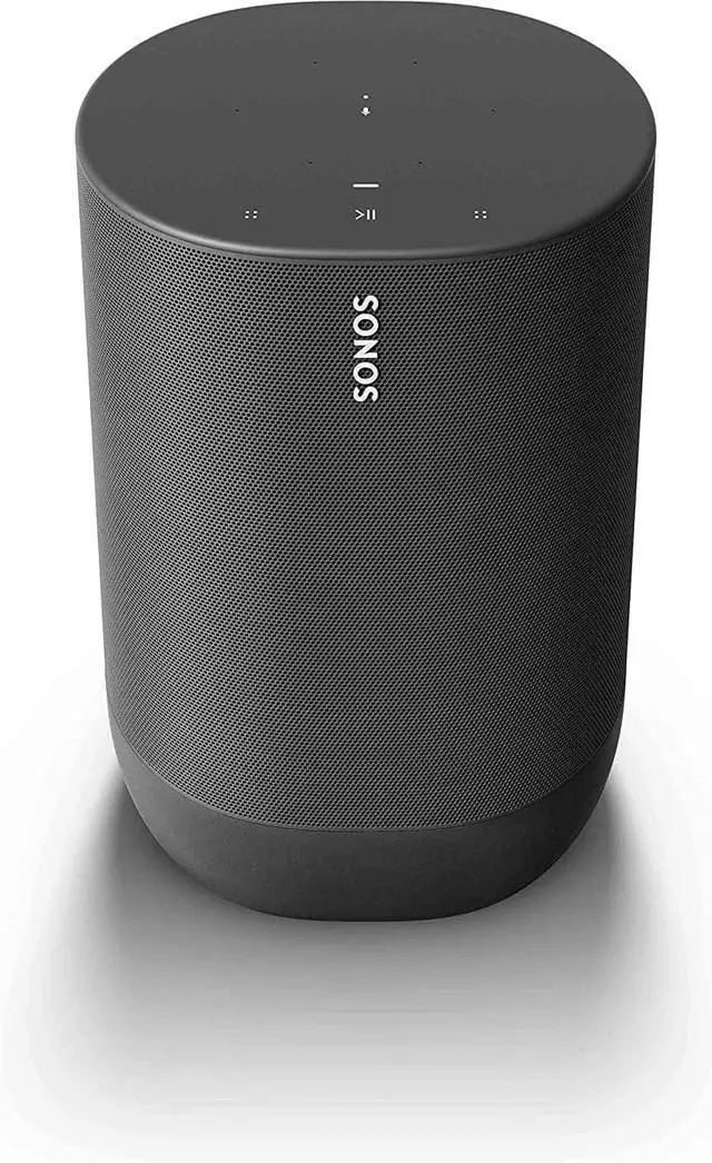 Main image of Sonos Move - Battery-Powered Smart Speaker, Wi-Fi and Bluetooth with Alexa Built-in - Black