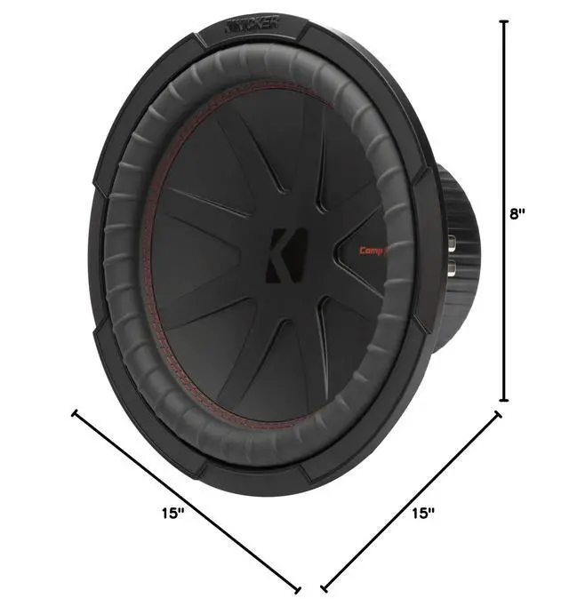 Alt view image 6 of 6 - 48CWR122 CompR 12" Subwoofer, DVC, 2-ohm