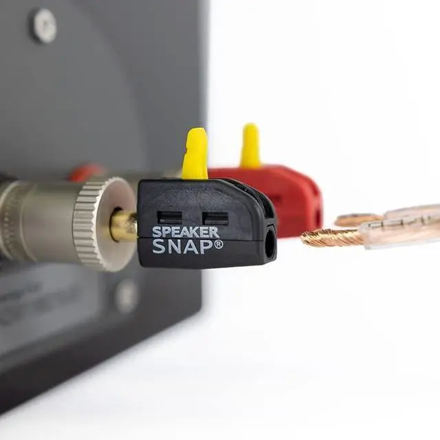 Alt view image 3 of 4 - Fast & Secure Banana Plugs - Gold Plated, 12-24 AWG, 2-100 Pieces for Home Theaters, Speaker Wire, Wall Plates and Receivers
