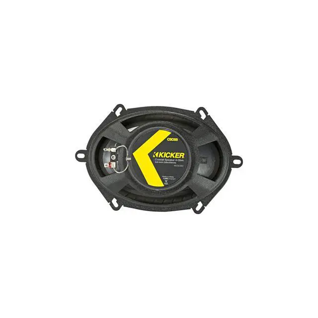 Alt view image 3 of 6 - CS Series CSC68 6 x 8 Inch Car Audio System Speaker, Black (2 Pack)