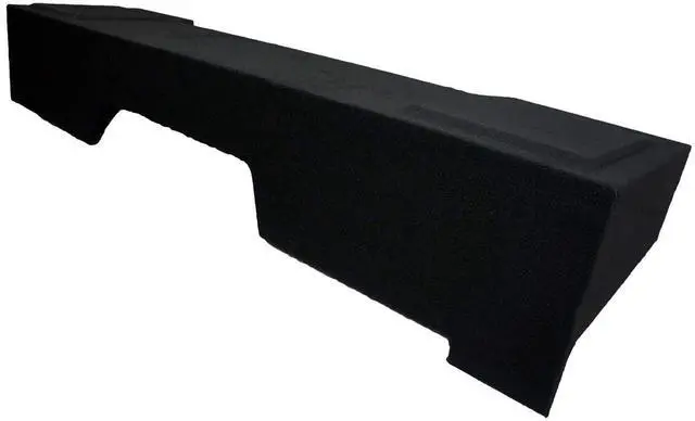 Alt view image 4 of 4 - Compatible with Chevy Silverado or GMC Sierra Full Size Extended Cab Truck 2007-2013 Dual 10" Subwoofer Sub Box Speaker Enclosure