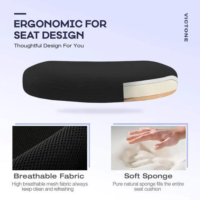Alt view image 5 of 6 - Ergonomic Office Chair Clearance Mid Back Mesh Chair with Lumbar Support and Armrest Adjustable Computer Chair Study Chair Rolling Task Chair Modern Executive Chair, Black