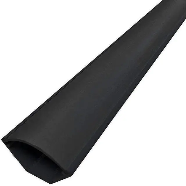 Main image of Medium Corner Duct Cable Raceway (1150 Series) - 5 Feet - Black - 20 Sticks