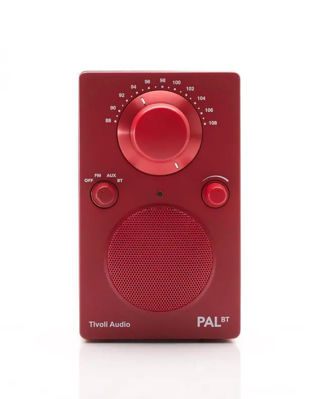 Main image of PAL BT (Gen 3) Portable Bluetooth FM Radio/USB-C / (Red)