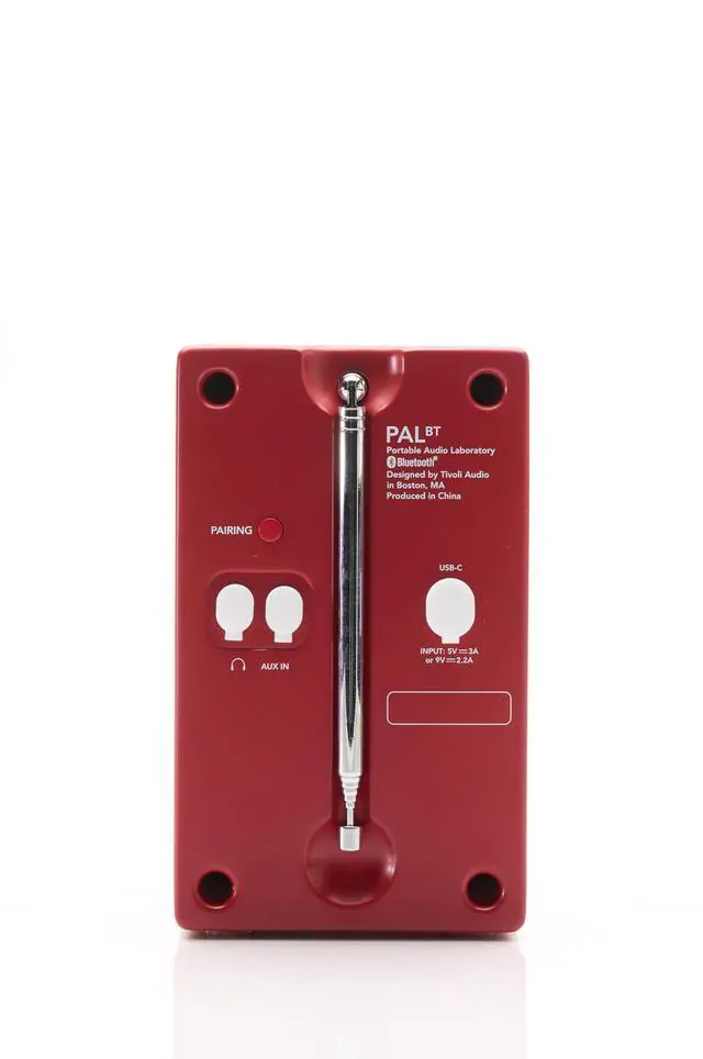 Alt view image 4 of 6 - PAL BT (Gen 3) Portable Bluetooth FM Radio/USB-C / (Red)