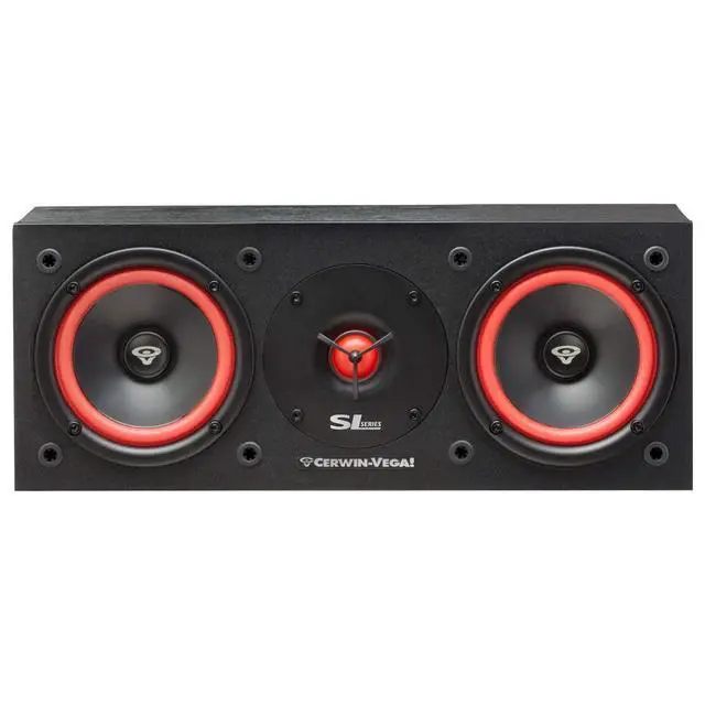 Alt view image 2 of 3 - Cerwin-Vega SL Series Dual 5.25" 2-Way Center Channel Speaker - SL-25C