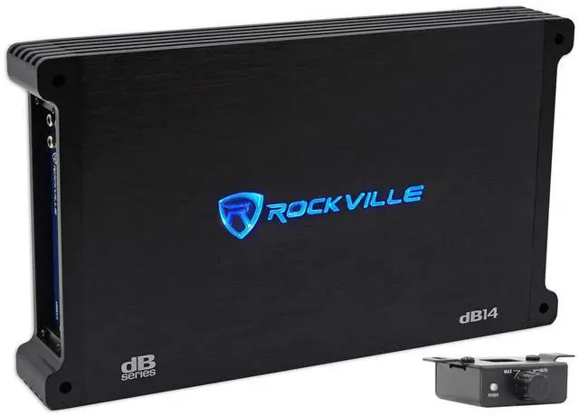 Main image of dB14 Mono Car Amplifier, 4000W, Class-D, Dyno-Certified, Subsonic Filter, EQ, Crossover, Bass Remote, Perfect for Subwoofers, and Car Audio