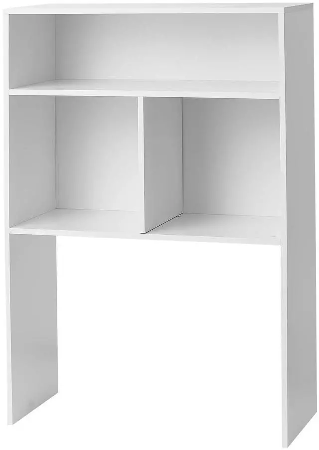 Main image of Yak About It® Extra Depth Cube Dorm Desk Bookshelf - White