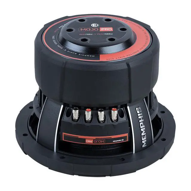 Alt view image 4 of 5 - MOJO Pro MJP844 8" 1500w Competition Car Subwoofer DVC 4 ohm Subwoofer