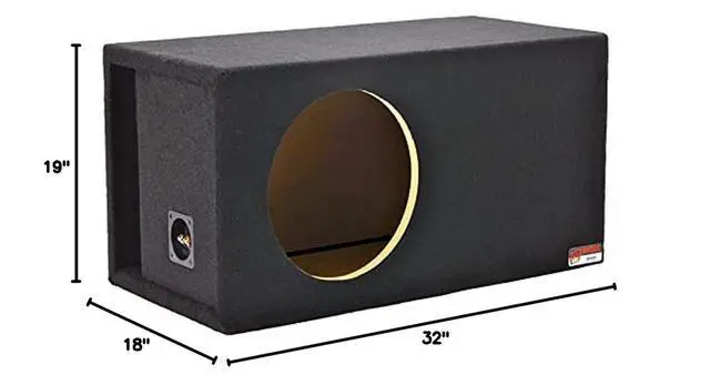 Alt view image 3 of 3 - 15 Soundqubed Single Vented - SPL Tune Subwoofer Box Improves Audio Quality, Sound & Bass - Woofer Specific Enclosure Certified - Made in USA
