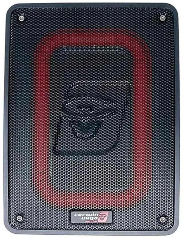 Main image of Cerwin Vega VPAS68 8" 300 Watts Car Audio Underseat Subwoofer with Passive Radiator Technology