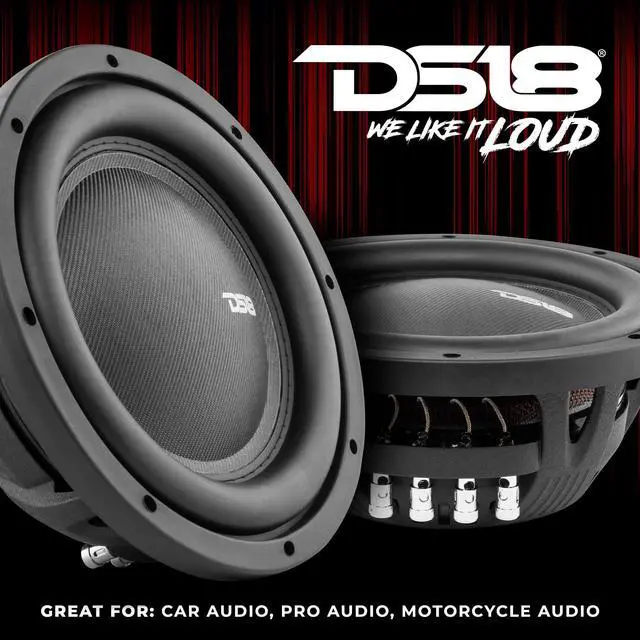 Alt view image 4 of 4 - IXS10.4D Shallow Car Subwoofer - 10" 1000W MAX Power, 500W RMS, Dual Voice Coil, 4+4 Ohms Impedance (1 Speaker)