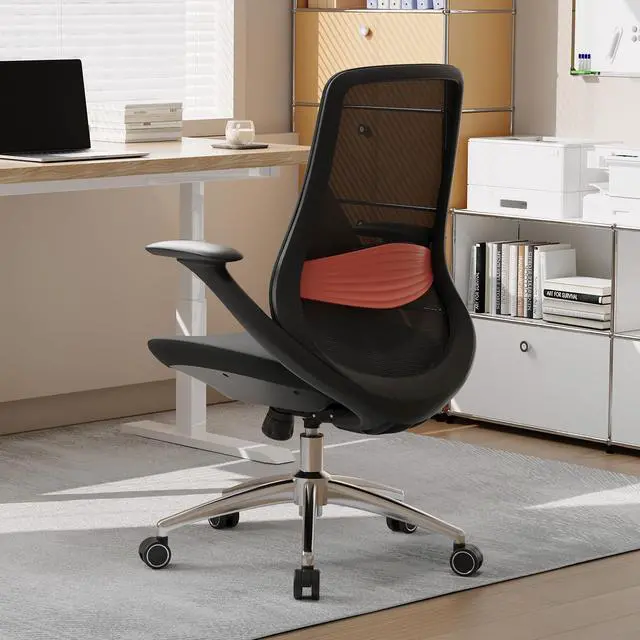 Alt view image 2 of 6 - BV Ergonomic Office Chair, High Back Executive Desk Chair with 2D Armrests,Adjustable Lumbar Support, Breathable Mesh Computer Chair for Home Office & Gaming,Black