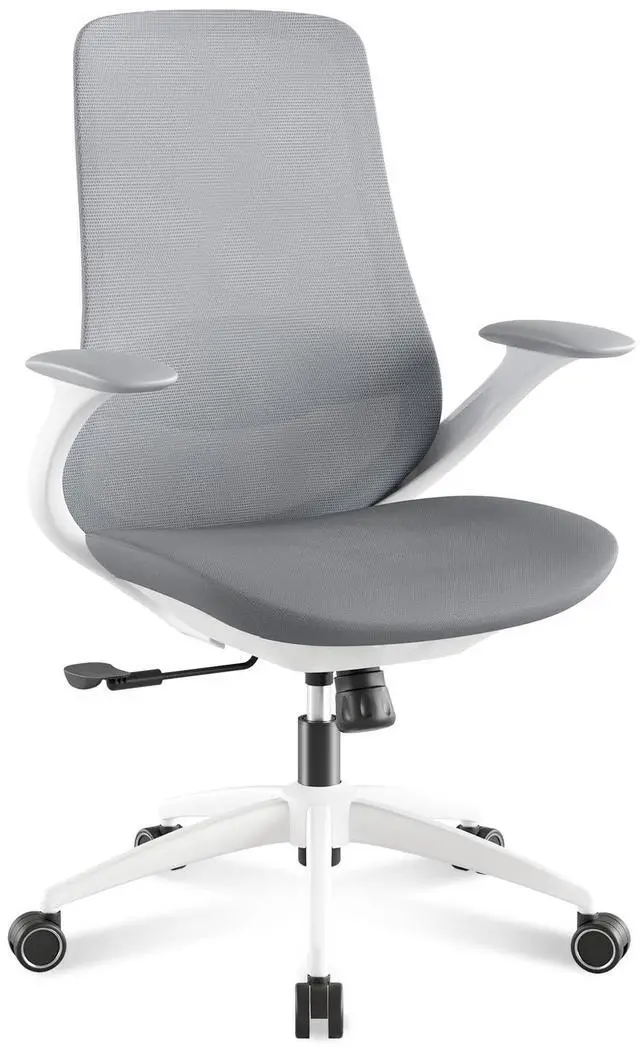 Main image of BV Ergonomic Office Chair, High Back Executive Desk Chair with 2D Armrests,Adjustable Lumbar Support, Breathable Mesh Computer Chair for Home Office & Gaming,Grey