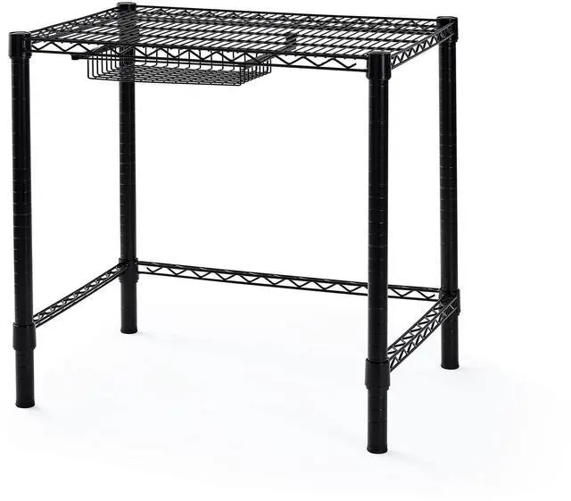 Main image of Suprima® Heavy Duty Carbon Steel Desk - Compact Size - Black