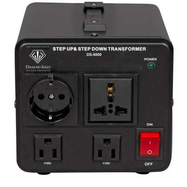 Alt view image 3 of 4 - Dynastar Step Up & Step Down Voltage Converter and Transformer, 110-220 to 220-240 Volts; Heavy Duty, Extra Durable Coil, 5-Year-, 5500 Watts