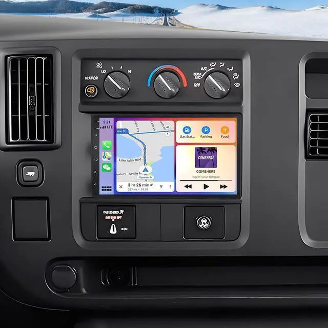 Main image of 2G+64G Car Stereo Upgrade for Chevy Express 1500 2500 2003-2006 with Wireless CarPlay Android Auto, 7" HD Touch Screen Android 14 Double Din Car Radio Support Bluetooth GPS Navi WiFi FM RDS SWC Camera
