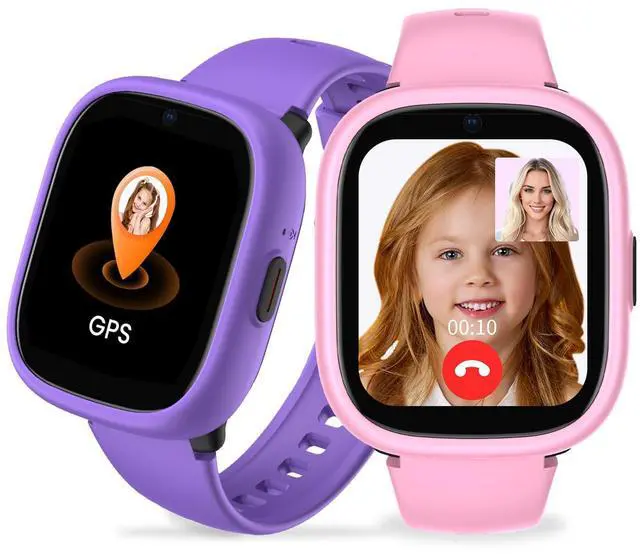 Main image of K3 Kids Smart Watch with GPS and Phone, 1.7 Inch HD 4G Smartwatch with Video Calls, WiFi, SOS, Music, Alarm Clock, School Mode, IP68 Waterproof Smart Watch for Kids