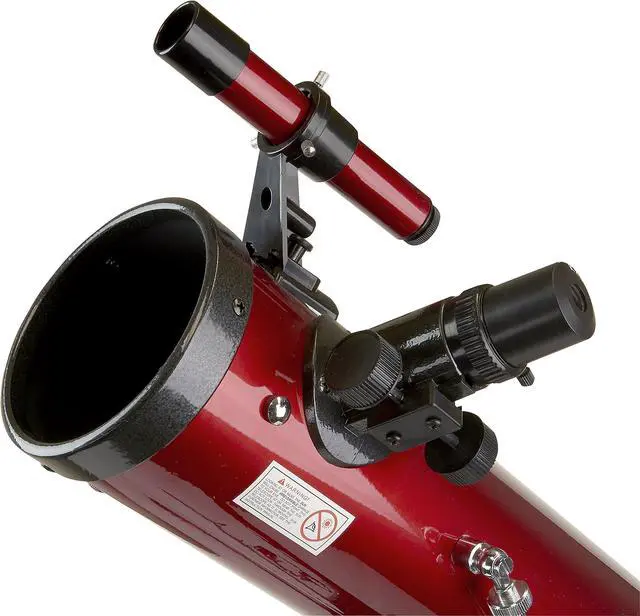 Alt view image 2 of 4 - Red Planet 35-78x76mm Newtonian Reflector Telescope (RP-100), Red