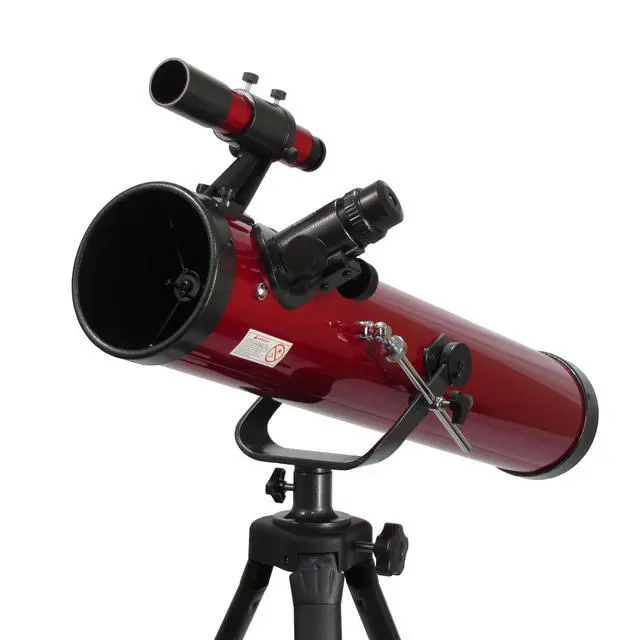 Alt view image 4 of 4 - Red Planet 35-78x76mm Newtonian Reflector Telescope (RP-100), Red