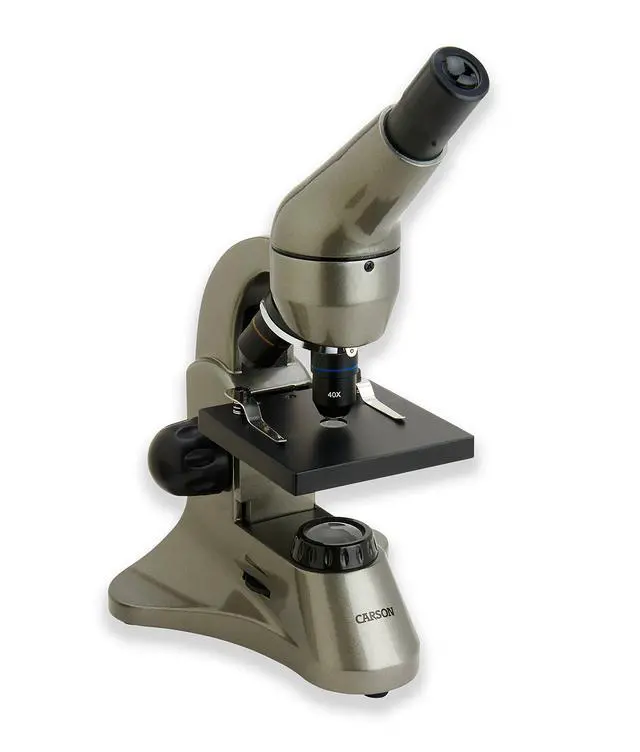 Alt view image 4 of 4 - Beginner 40x-400x Student Compound Microscope with Universal Smartphone Digiscoping Adapter and Cam Phone App (MS-040SP)