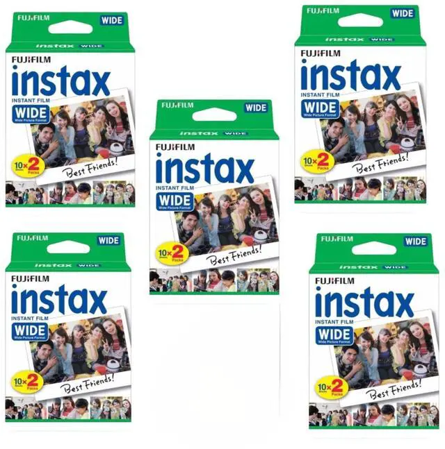 Main image of Instax Wide Instant Film Twin Pack - 5 Wide Pack (100 Sheets)