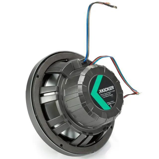 Alt view image 6 of 6 - 8" Silver Marine LED Speakers - 1-Pair of OEM Replacement Speakers