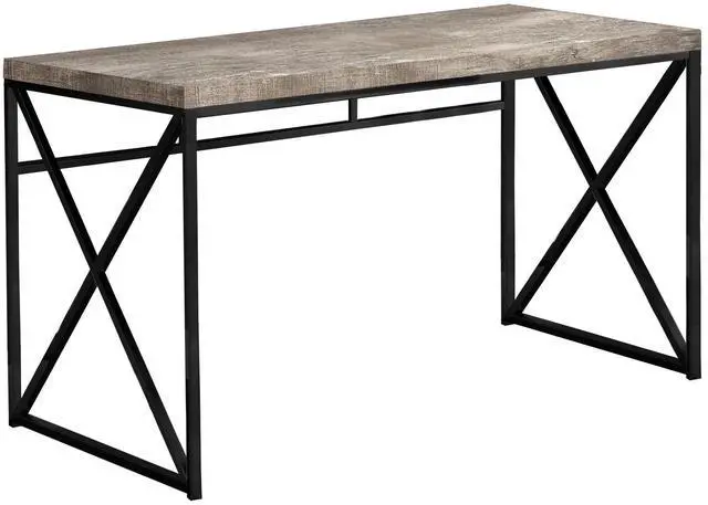 Main image of Computer Desk - Contemporary Home & Office Desk - Scratch-Resistant - 48 L (Taupe)