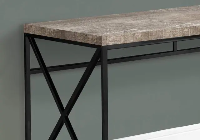 Alt view image 4 of 6 - Computer Desk - Contemporary Home & Office Desk - Scratch-Resistant - 48 L (Taupe)