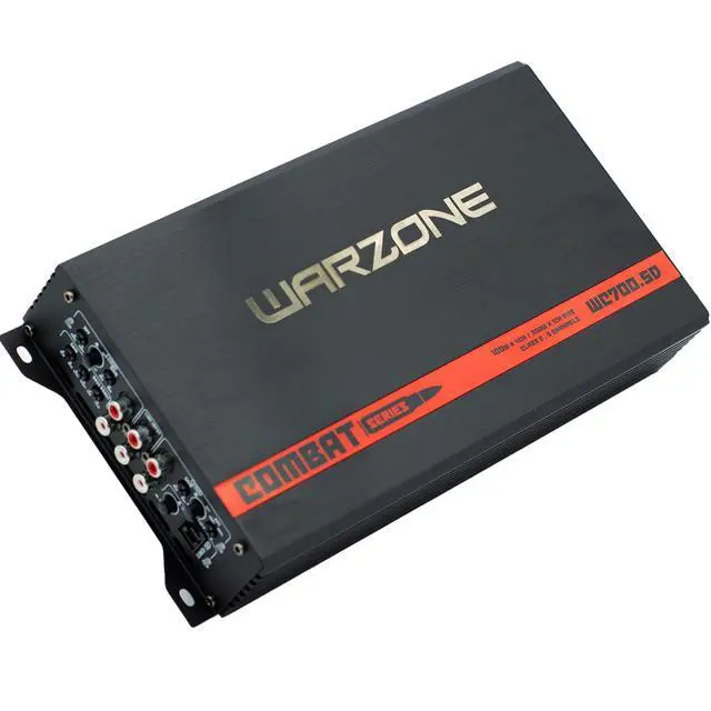 Alt view image 2 of 4 - Warzone Series Car Amplifiers - True RMS Power Class D Amps, 1/2/4 Ohm Stable, Multi-Channel and Monoblock Options, Remote Sub Control (700W / 5 Channels)