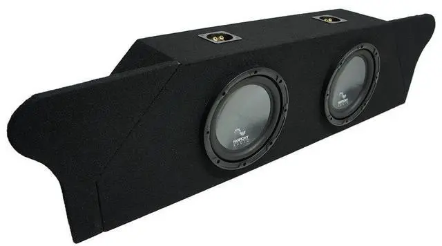 Main image of R104 Dual 10" Sub Box Enclosure Compatible with 2010-2015 Chevy Camaro Coupe Trunk