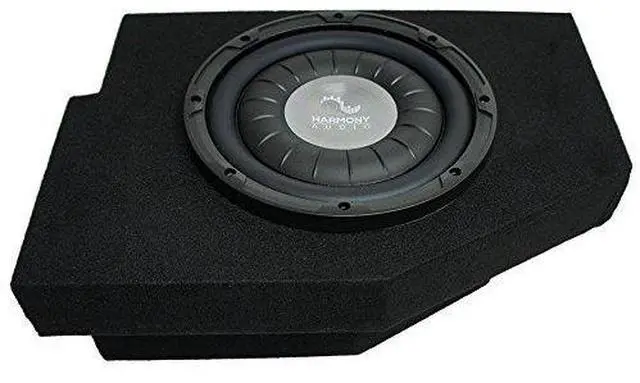 Main image of Compatible with 2002-15 Dodge Ram Quad/Crew Truck HA-F104 Single 10" Loaded Sub Box Enclosure