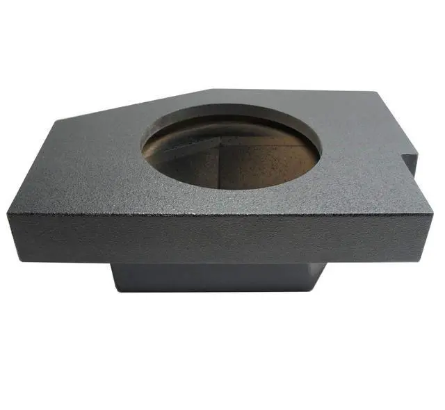 Alt view image 2 of 4 - Compatible with 2002-2015 Dodge Ram Quad/Crew Truck SWT-10S2 Single 10" Rhino Coated Sub Box Enclosure - Final 2 Ohm