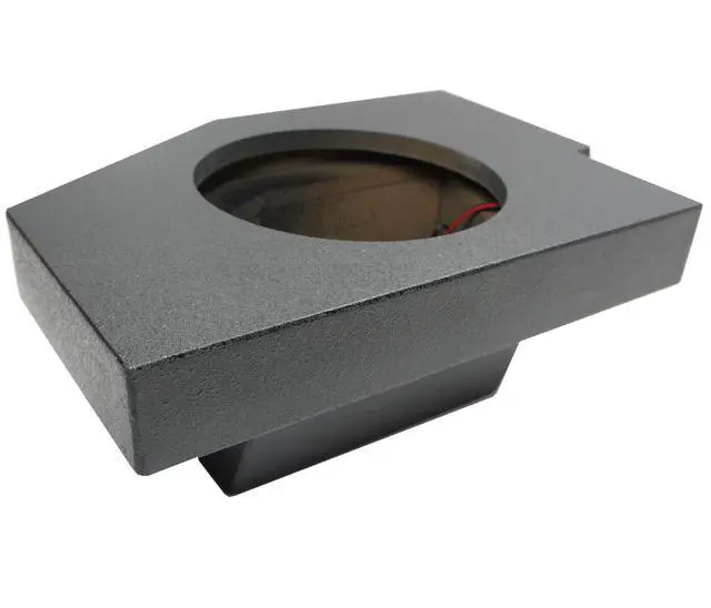 Alt view image 3 of 4 - Compatible with 2002-2015 Dodge Ram Quad/Crew Truck SWT-10S2 Single 10" Rhino Coated Sub Box Enclosure - Final 2 Ohm