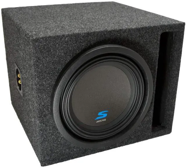 Main image of Universal Car Stereo Paintable Ported 10" Alpine S-W10D4 Type S Car Audio Subwoofer Custom Sub Box Enclosure Package New