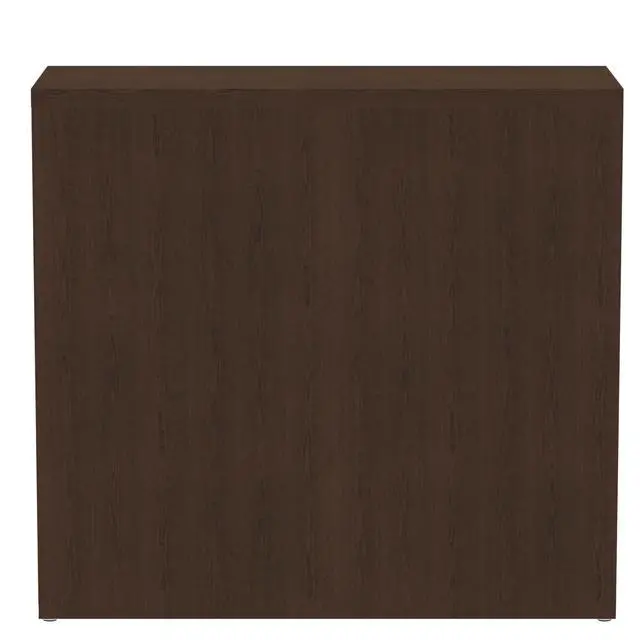 Alt view image 5 of 6 - ALEVA633032ES 31.75 in. x 14 in. x 29.5 in. Valencia Series 2-Shelf Bookcase - Espresso