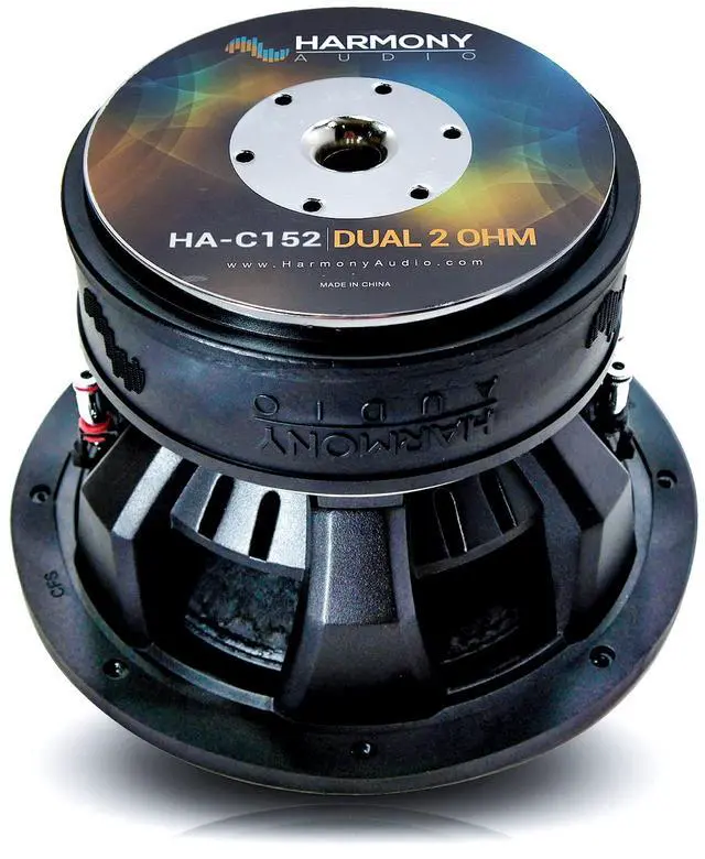Alt view image 3 of 4 - HA-C152 Car Stereo Competition Carbon 15" Sub 2800W Dual 2 Ohm Subwoofer New