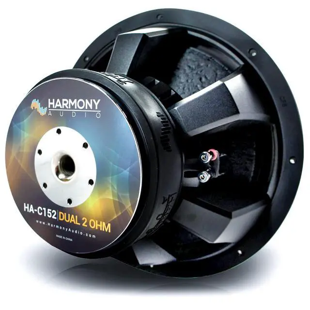 Alt view image 4 of 4 - HA-C152 Car Stereo Competition Carbon 15" Sub 2800W Dual 2 Ohm Subwoofer New