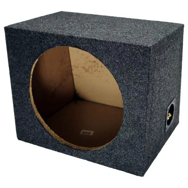 Alt view image 2 of 4 - Universal Car Stereo Rearfire Sealed Single 12" Alpine S-W12D4 Type S Car Audio Subwoofer Custom Sub Box Enclosure Package New