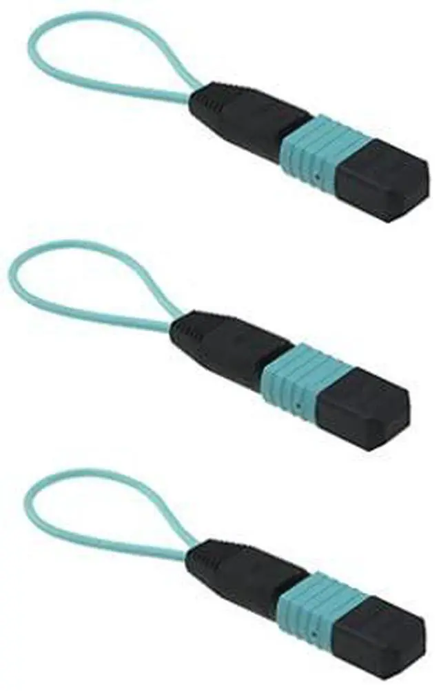 Main image of MPO/MTP Loopback Test Cable - Multimode (OM2 OM3 OM4) 10GB 40GB 100GB - 3 Pack