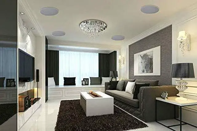 Alt view image 5 of 6 - MC7V28 8'' Ceiling Speakers with Magne Grill 8 70V Switch Water-Resistant