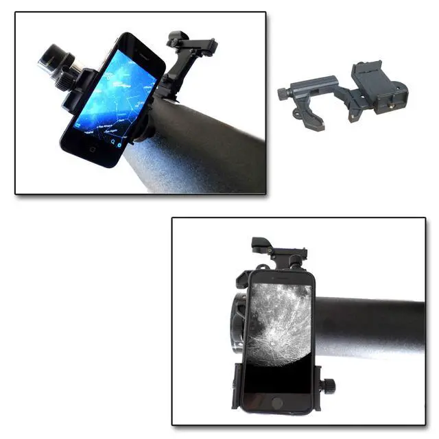 Alt view image 3 of 3 - 1000mm X 120mm Reflector Telescope with Smartphone Photo/Video Adapter