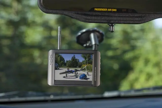 Alt view image 2 of 4 - 4843DATSEN Vehicle Back Up and Hitch Alignment Camera with 3.5 Inch Color Monitor