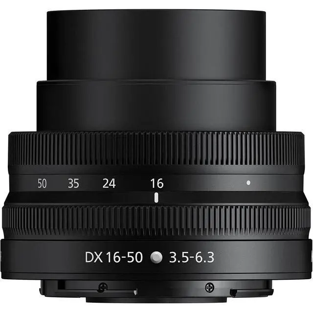 Alt view image 3 of 6 - NIKKOR Z DX 16-50mm f/3.5-6.3 VR Lens (20084) + Filter Kit + Cap Keeper + Cleaning Kit