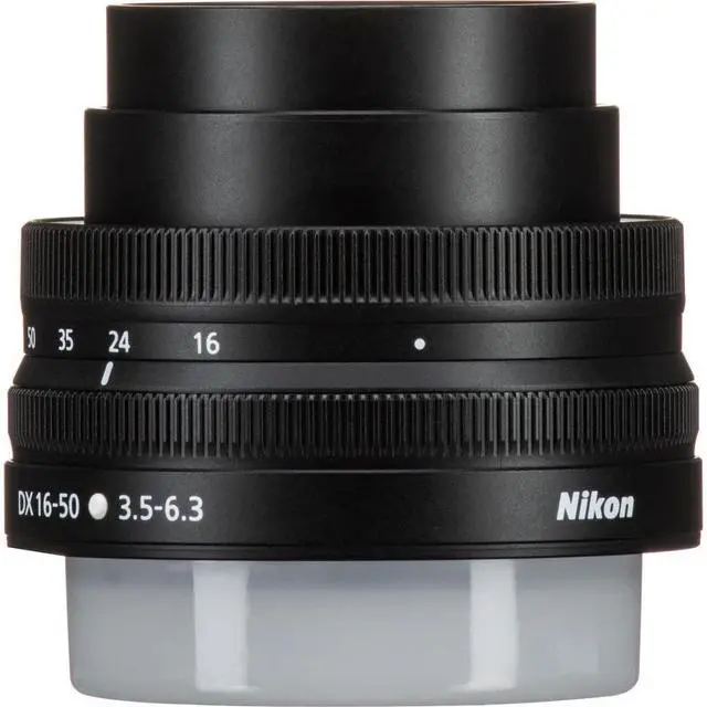 Alt view image 5 of 6 - NIKKOR Z DX 16-50mm f/3.5-6.3 VR Lens (20084) + Filter Kit + Cap Keeper + Cleaning Kit