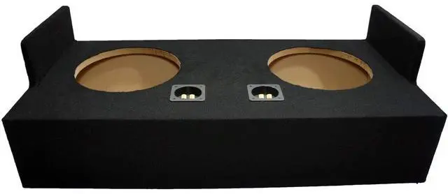 Main image of Compatible with Ford Ranger Extended Super Cab Truck 1993-2012 Dual 12" Subwoofer Sub Box Speaker Enclosure